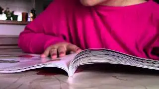 ✿ASMR✿ - Flipping through a Christmas catalog/page turning + ita whispering