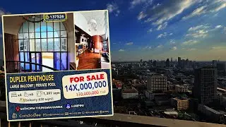 🌟 Роскошный дуплекс на продажу в Сатхорне | Частный бассейн и Балкон мечты 🏙️✨