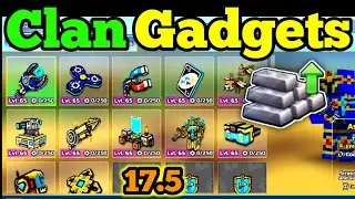 NEW CLAN GADGETS!!! 17.5 - Pixel Gun 3D New Clan Features