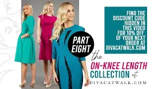 Knee-Length Dresses - Part 8: Sleeveless Knee-Length Pencil Dresses, Colour Block Knee-Length Dress.
