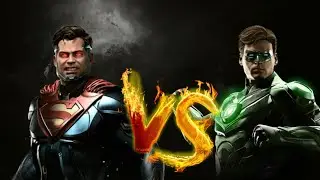 Injustice 2 | Superman vs Green Lantern | (Very Hard) 