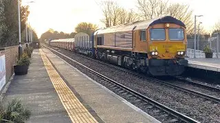 &ldquo;Bescot LDC&rdquo; leads &ldquo;Maria&rdquo; 6X35 with a new London Underground tube train&nbsp;09;14 4E Lea Road 5/12/2025