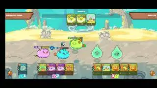 RAP Juggling Balls + Venom Spray Backline Gameplay! | Axie Infinity