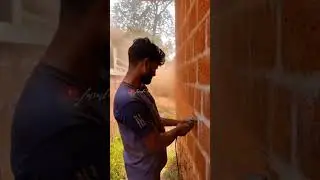 Wall cutting electrical wiring, malayalam #shorts  #house  #wiring #work