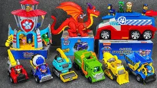 Satisfying Unboxing, Paw Patrol Rescue Toys Series Video ASMR | Paw Patrol Dino Rescue HQ Tower Toy