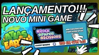 NOVIDADES no Atlas Earth!!! NOVO Mini Game... Rock, Paper and Scissors (Pedra, Papel e Tesoura)
