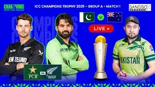 🔴Live: PAK VS NZ | CT2025 Exclusive at BANG BOX SPORTS |  WHAT A CRICKET WITH QAZI UZAIR | #ct2025