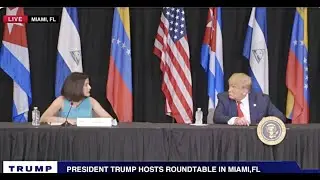 Resumen 1 del Encuentro del Presidente de los Estados Unidos, Donald Trump, con Rosa Mar&iacute;a Pay&aacute;