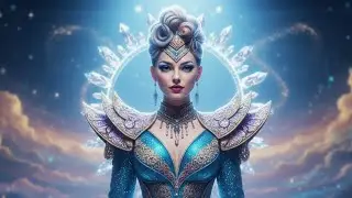 Fairy Queen Walking Through a Crystal Palace | Fantasy Modeling #FantasyModeling #MagicalForest 