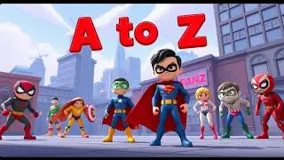 SuperHero ABC's 🦸&zwj;♂️ kids learning alphabets