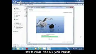 how too install PRO-E (creo 5.0)
