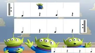 Toy Story Quarter Notes and Rests Play Along