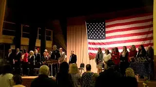 Veteran's Day Ceremony at Holyoke War Memorial. November 11, 2024.
