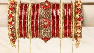 Latest bridal bangle set design|rajwadi chuda |indian bangles|indian wedding| rajasthani chuda