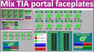 Mix TIA Portal V17 faceplate in 12 hours