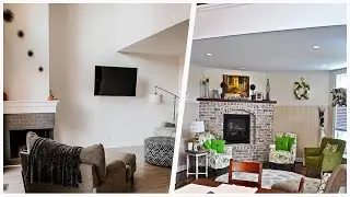 75 Small Family Room With A Corner Fireplace Design Ideas You'll Love 🏡