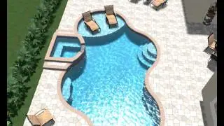 Swimming Pool and Spa Conceptual Design for the Ford Residence