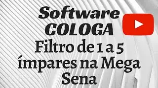 Filtro de 1 a 5 &iacute;mpares na Mega Sena