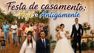 COMO  Era  a Festa  de CASAMENTO Na  Roça ANTIGAMENTE  🤵👰.