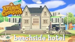 Beachside Hotel Exterior Speed Build! | Animal Crossing: New Horizons