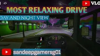 BUSSID: Day to Night Journey | Relaxing Music & Smooth Driving 🛣️