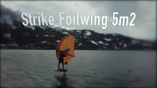Testing the brandnew F-One Strike foilwing with the F-One Phantom 1280 foil