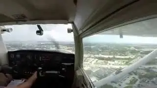 Third Solo Flight Around the Pattern of KSUA Witham Field, in Stuart, Florida