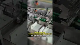 Medicine Bottle Sorting and Box Packing Machine ③Box Erecting and Cartoning