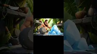 Grog Ramsay&rsquo;s Prehistoric Ice Cream Chaos! 🍦🔥 #CavemanCooking #StoneAgeSweets #GrogRamsay #funny