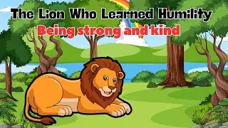 The Lion Who Learned Humility 🦁 | Moral Story for Kids | Being Strong and Kind