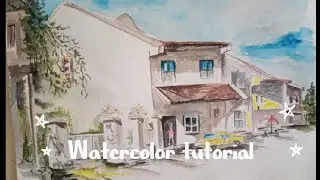 Watercolor wonders: Cityscape watercolor tutorial