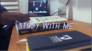 STUDY WITH ME for Gate 2025 Prep (Background Noise, Rain Sounds, No Music)