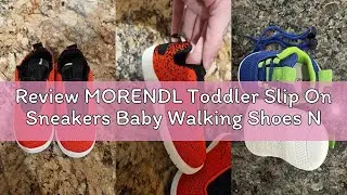 Review MORENDL Toddler Slip On Sneakers Baby Walking Shoes Non-Slip Breathable Unisex Pink Mesh Lace