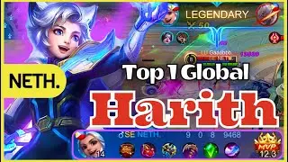 TOP 1 GLOBAL HARITH EVOS LEGENDS PERFECT GAMEPLAY NO DEATH RIDICULOUS DAMAGE | NETH. | MLBB NEXT