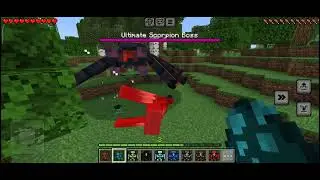Minecraft Scorpion Boss vs Golem warden