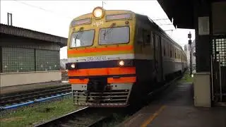 Train in Riga - Latvia - Bahn - Zug - Vonat - Latvian Railways - רכבת