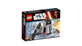 Lego 75132 Star Wars First Order Battle Pack - Lego Stop Motion Build