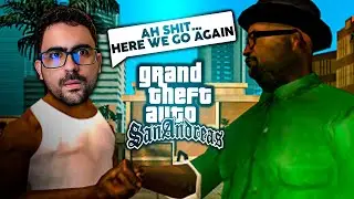 Joguei a Campanha do GTA SAN ANDREAS pela PRIMEIRA VEZ