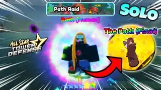 Beating The Hardest Raid Path (Pain) Raid | Solo Gameplay | Roblox All Star Tower Defense ASTD