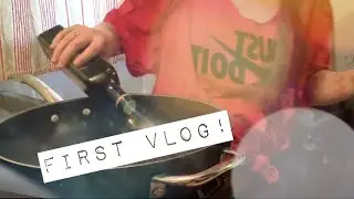 Vlog #1 - Burgers and cleaning.. oh my!