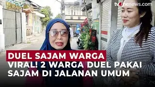 Viral di Bandung, Dua Warga Duel Pakai Sajam di Jalanan Umum | OneNews Update