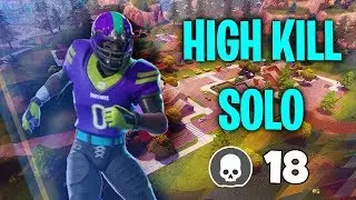FAST-PACED 18 Kill Solo Game - Fortnite Battle Royale Gameplay