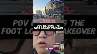 POV You pull up to Foot Locker and they let you make your own trading card 😳🔥