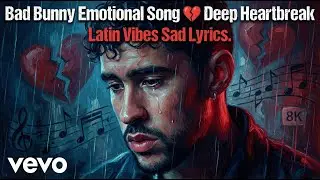 Bad Bunny Emotional Song 💔 | Deep Heartbreak Latin Vibes | Sad Lyrics