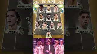 REAL MADRID POTENTIAL LINEUP FOR EL CLASICO