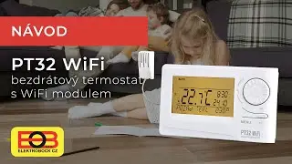 Bezdrátový prostorový termostat s WiFi modulem PT32 WiFi | Firmy Elektrobock CZ s.r.o.