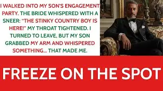 “The Smelly Country Dad Is Here!” She Mocked Me — Then My Son’s Quiet Words Changed Everything…