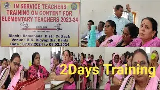 In Service Teachers Training On Content For Elementary Teachers 2023-2024