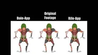 Comparing Dain-App and Rife-App foi AI interpolation on Animations