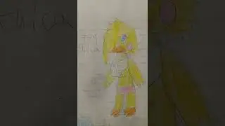 TOY CHICA REDRAW #kpop #toychica #fnaf #fnaffanart #art #drawing #fnaf2 #fanart #fanwork
